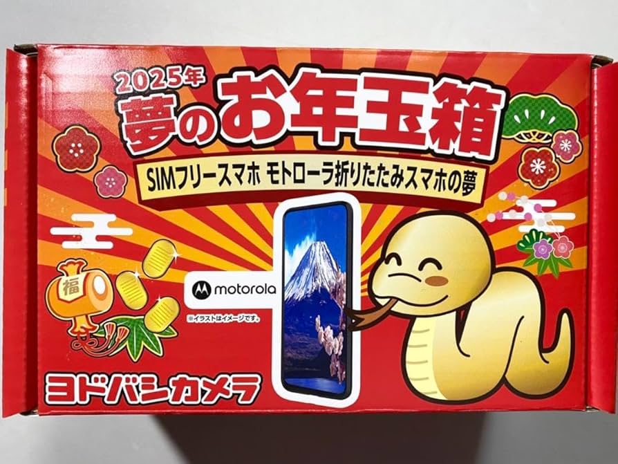 【新品】ヨドバシカメラ 2025年 夢のお年玉箱SIMフリー折りたたみ mqdefault.jpg